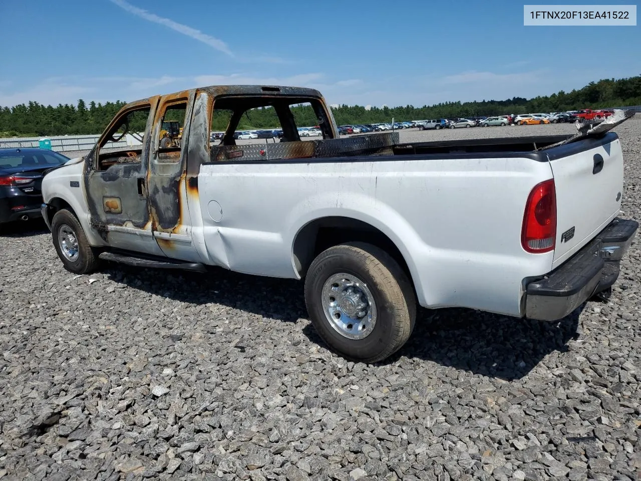 2003 Ford F250 Super Duty VIN: 1FTNX20F13EA41522 Lot: 66776744