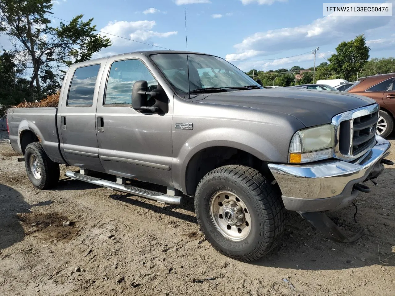 2003 Ford F250 Super Duty VIN: 1FTNW21L33EC50476 Lot: 67627394