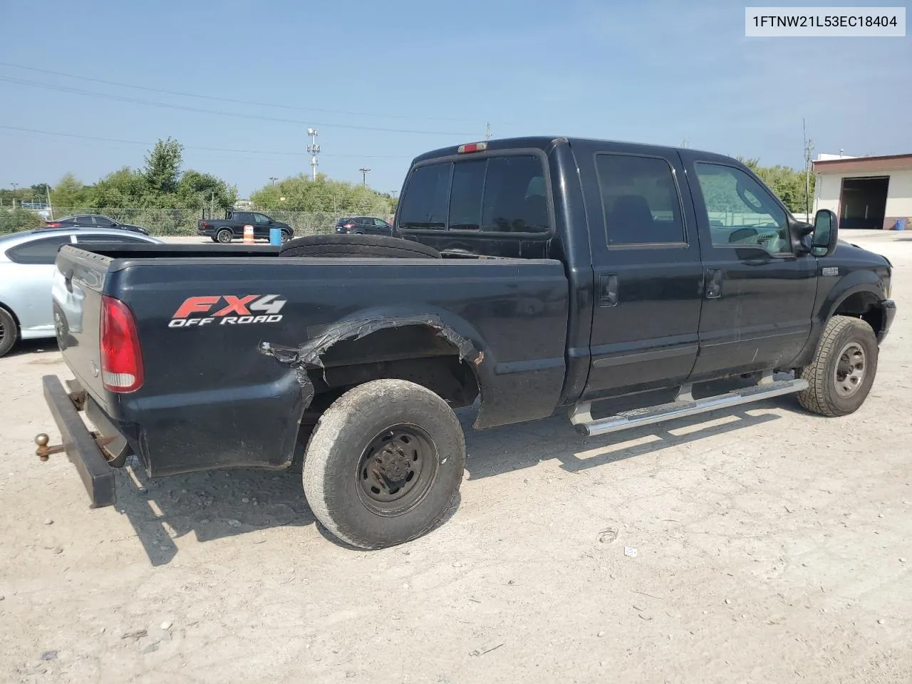 2003 Ford F250 Super Duty VIN: 1FTNW21L53EC18404 Lot: 67849234