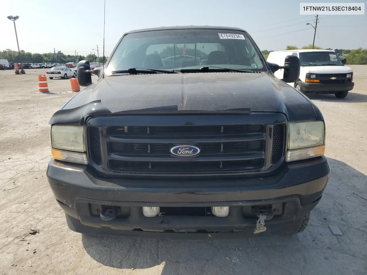 2003 Ford F250 Super Duty VIN: 1FTNW21L53EC18404 Lot: 67849234