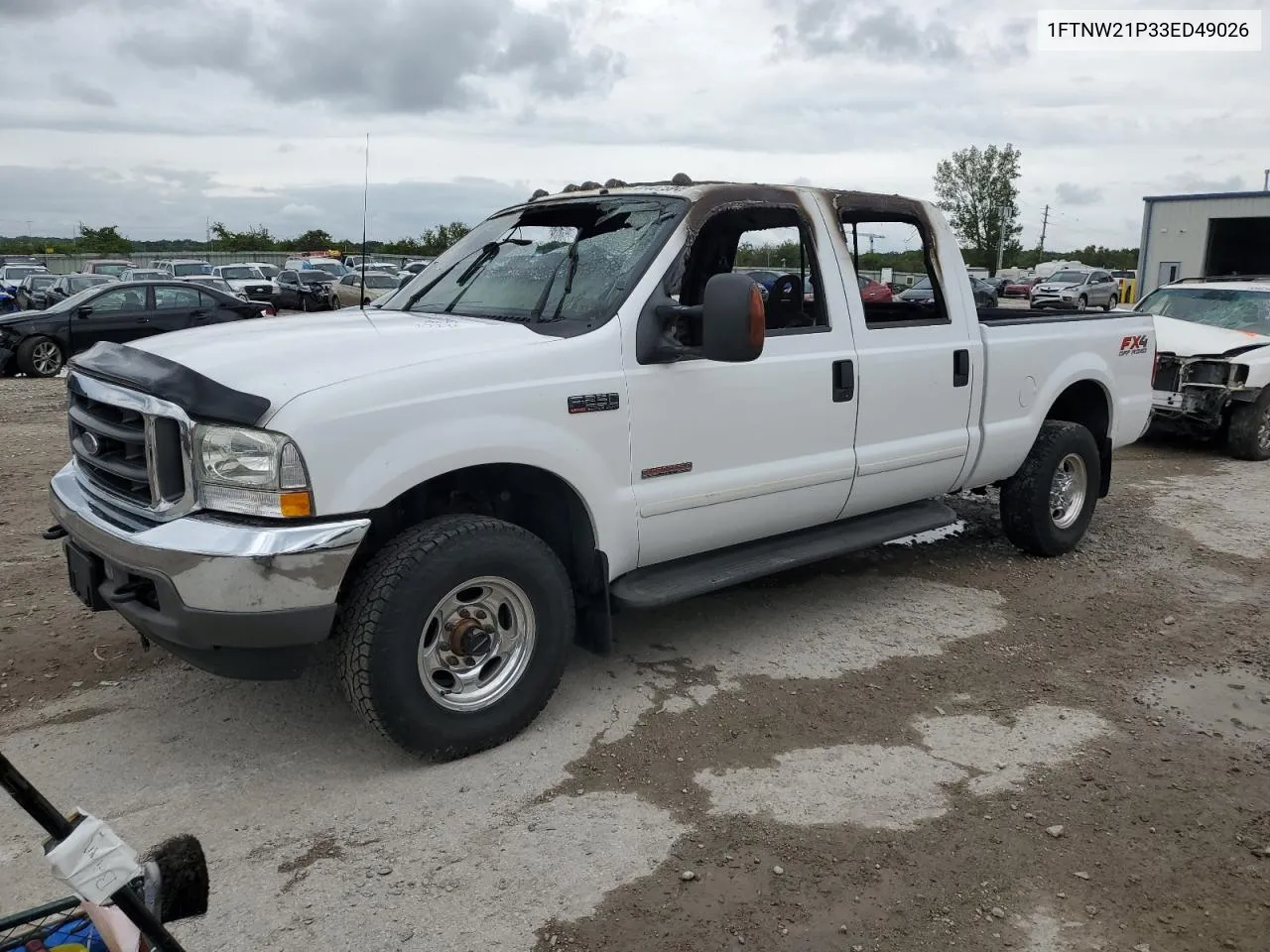 2003 Ford F250 Super Duty VIN: 1FTNW21P33ED49026 Lot: 69607594