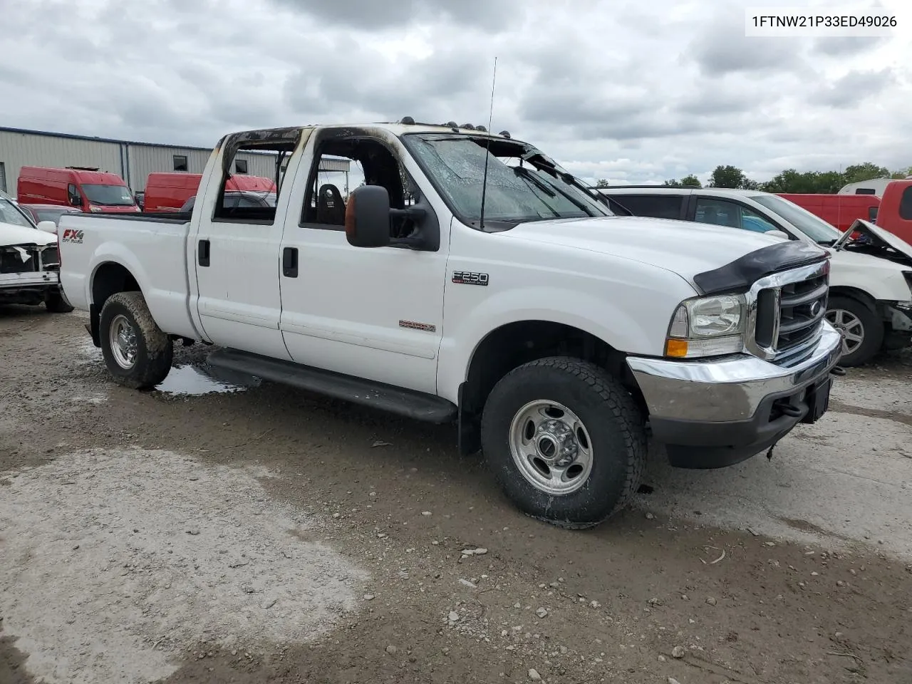 2003 Ford F250 Super Duty VIN: 1FTNW21P33ED49026 Lot: 69607594