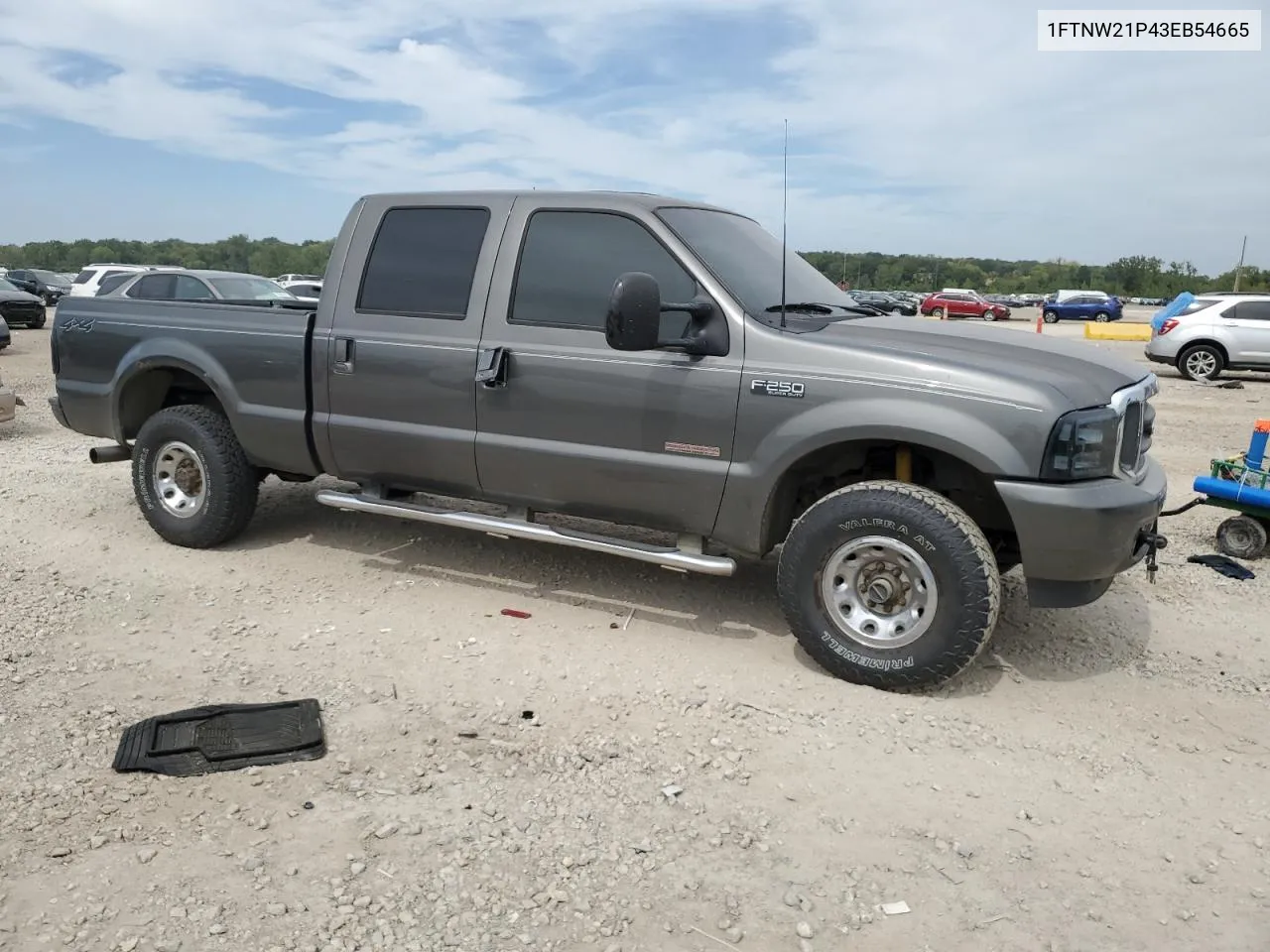 2003 Ford F250 Super Duty VIN: 1FTNW21P43EB54665 Lot: 70844564