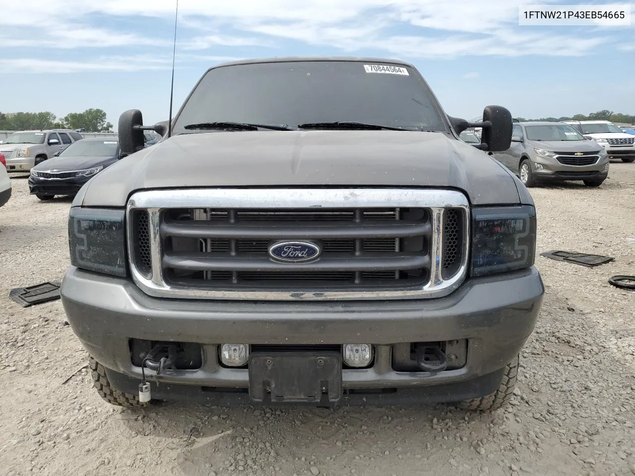 2003 Ford F250 Super Duty VIN: 1FTNW21P43EB54665 Lot: 70844564