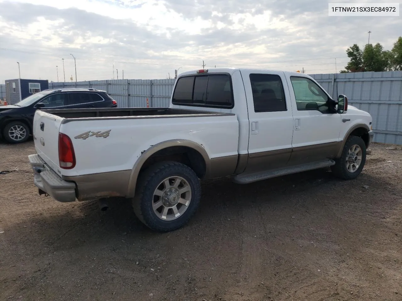 2003 Ford F250 Super Duty VIN: 1FTNW21SX3EC84972 Lot: 70848424