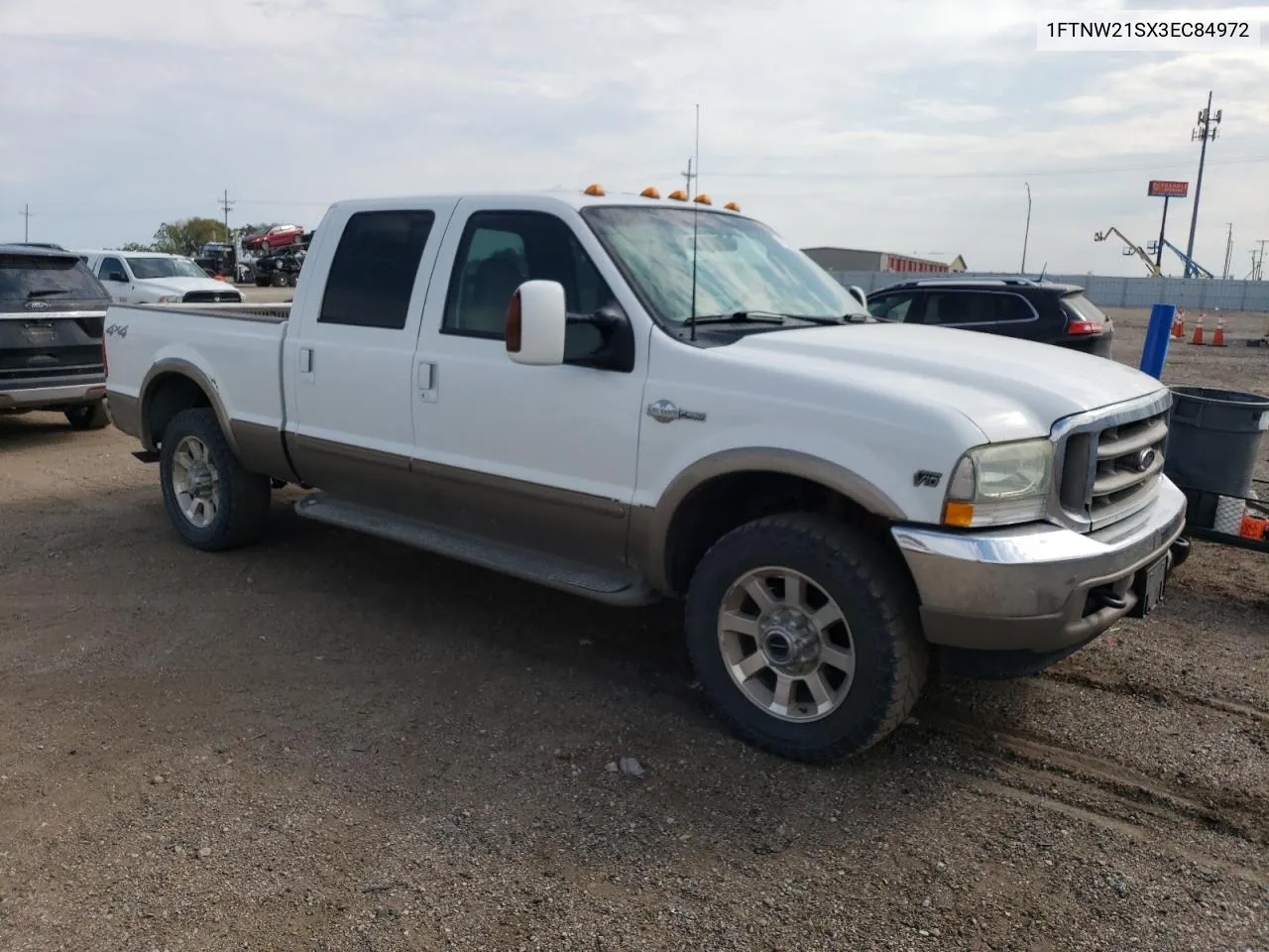 2003 Ford F250 Super Duty VIN: 1FTNW21SX3EC84972 Lot: 70848424