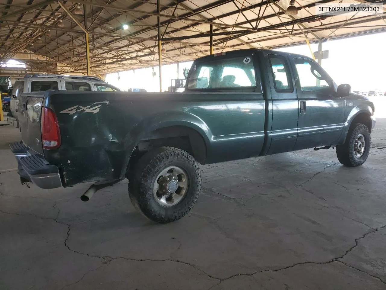 2003 Ford F250 Super Duty VIN: 3FTNX21L73MB23303 Lot: 75323684