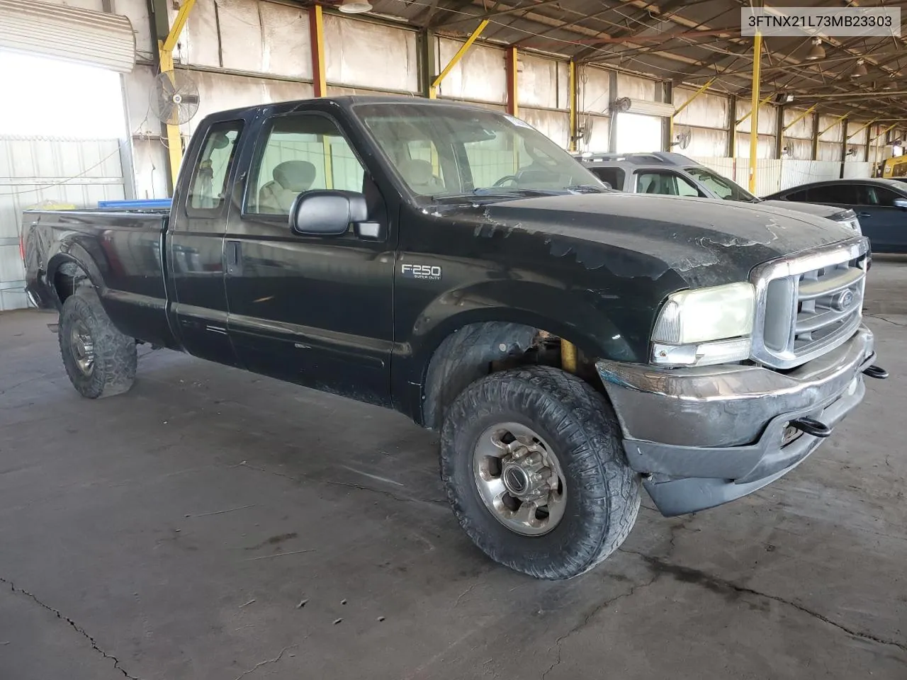 2003 Ford F250 Super Duty VIN: 3FTNX21L73MB23303 Lot: 75323684