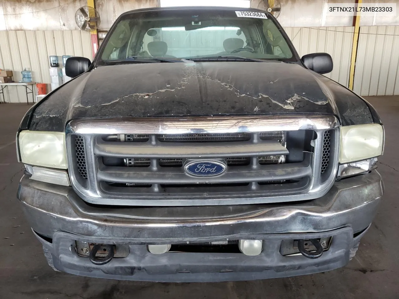 2003 Ford F250 Super Duty VIN: 3FTNX21L73MB23303 Lot: 75323684