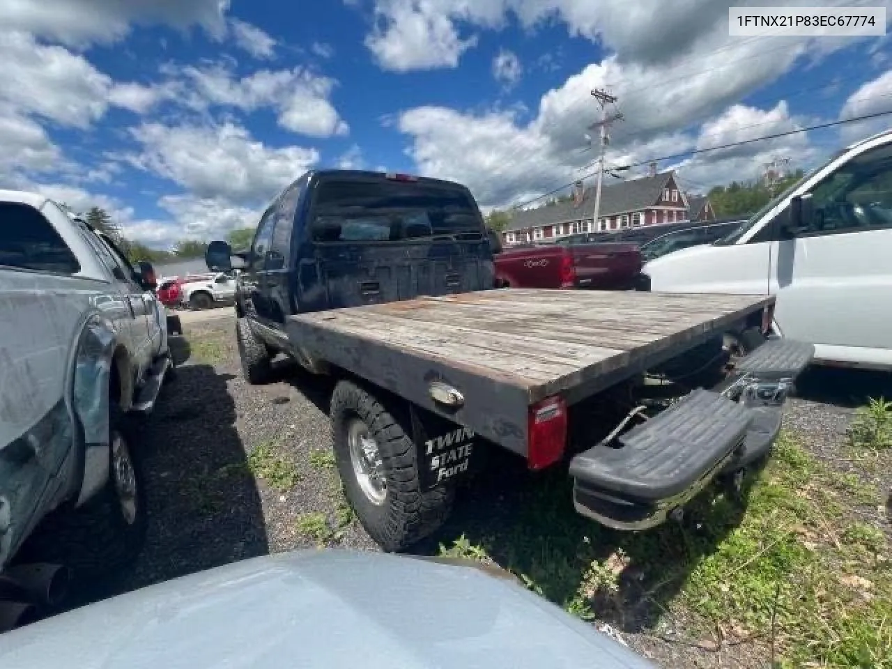 2003 Ford F250 Super Duty VIN: 1FTNX21P83EC67774 Lot: 75847364