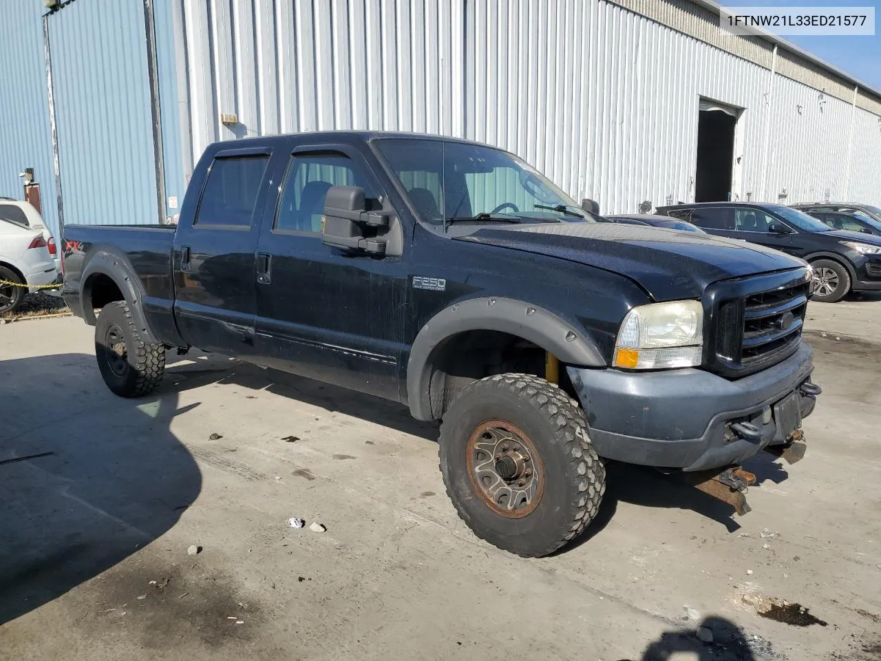 2003 Ford F250 Super Duty VIN: 1FTNW21L33ED21577 Lot: 77971034