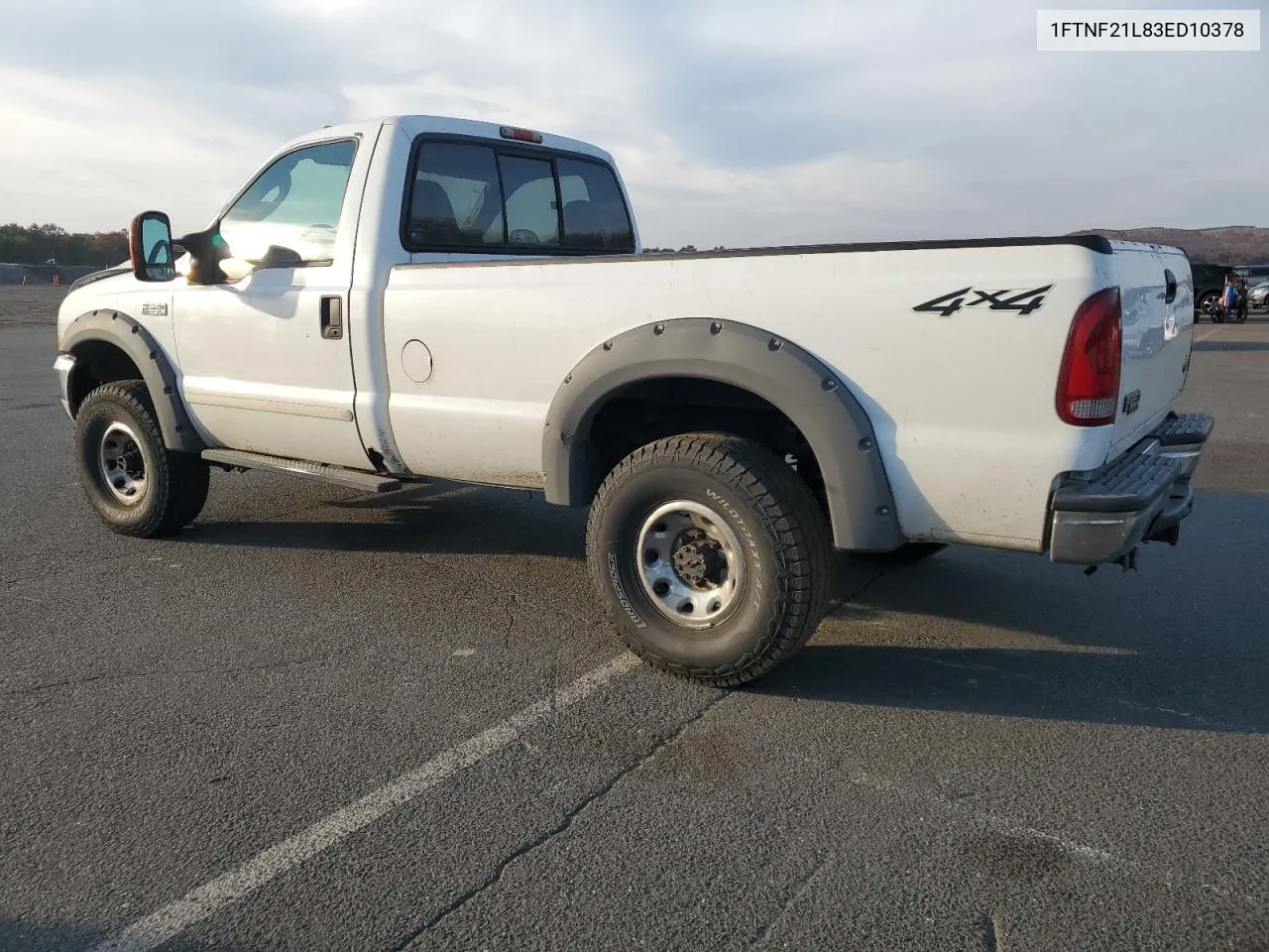 2003 Ford F250 Super Duty VIN: 1FTNF21L83ED10378 Lot: 78414894