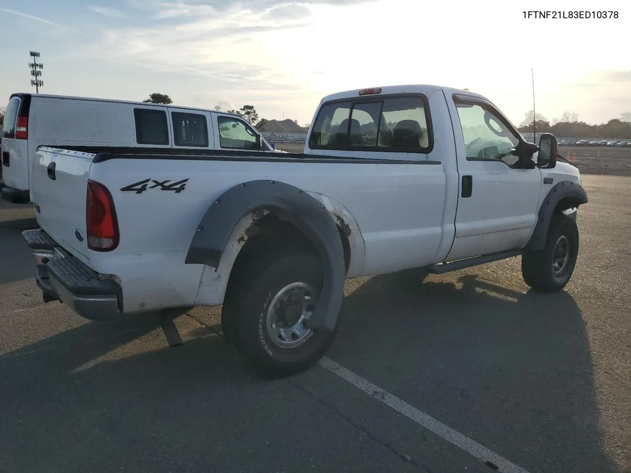 2003 Ford F250 Super Duty VIN: 1FTNF21L83ED10378 Lot: 78414894