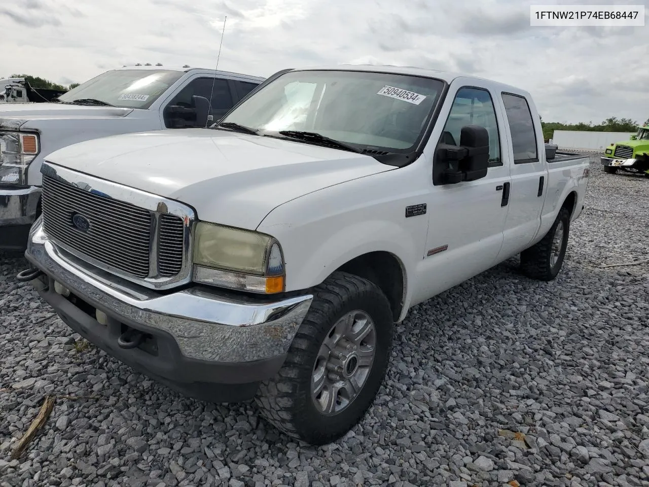 2004 Ford F250 Super Duty VIN: 1FTNW21P74EB68447 Lot: 50940534