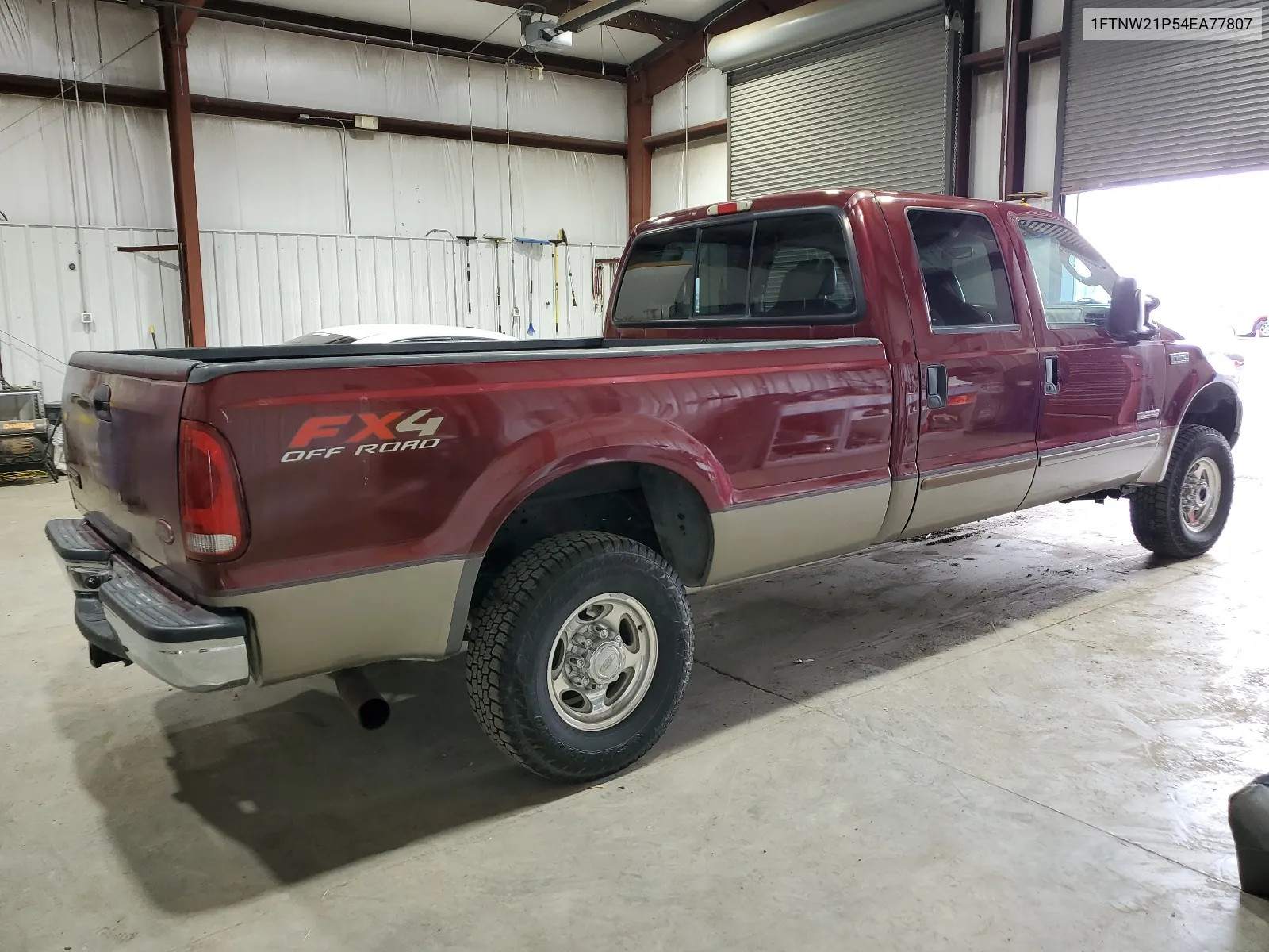 2004 Ford F250 Super Duty VIN: 1FTNW21P54EA77807 Lot: 51608554