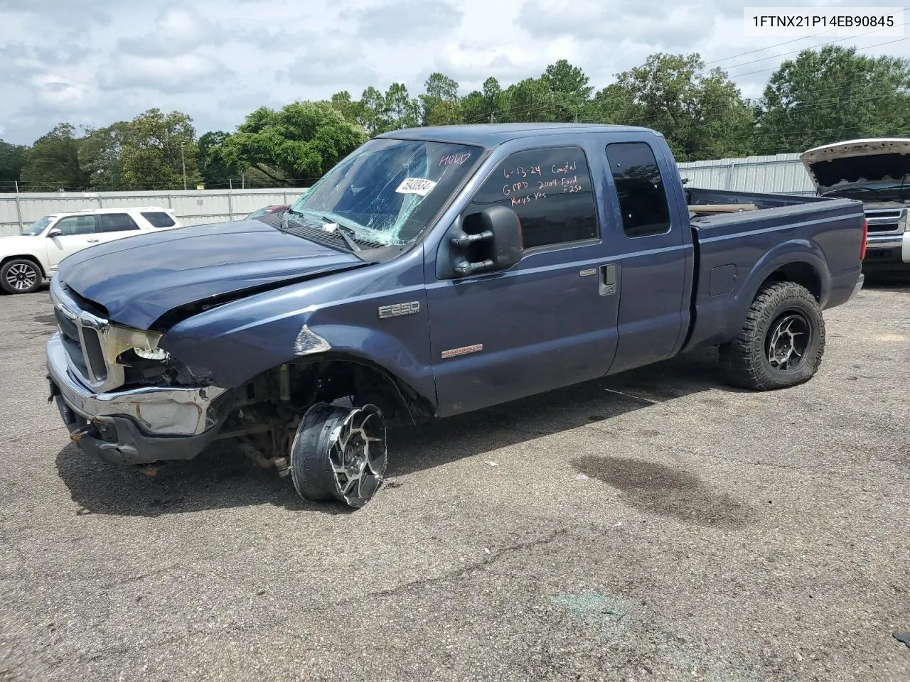 2004 Ford F250 Super Duty VIN: 1FTNX21P14EB90845 Lot: 59430934