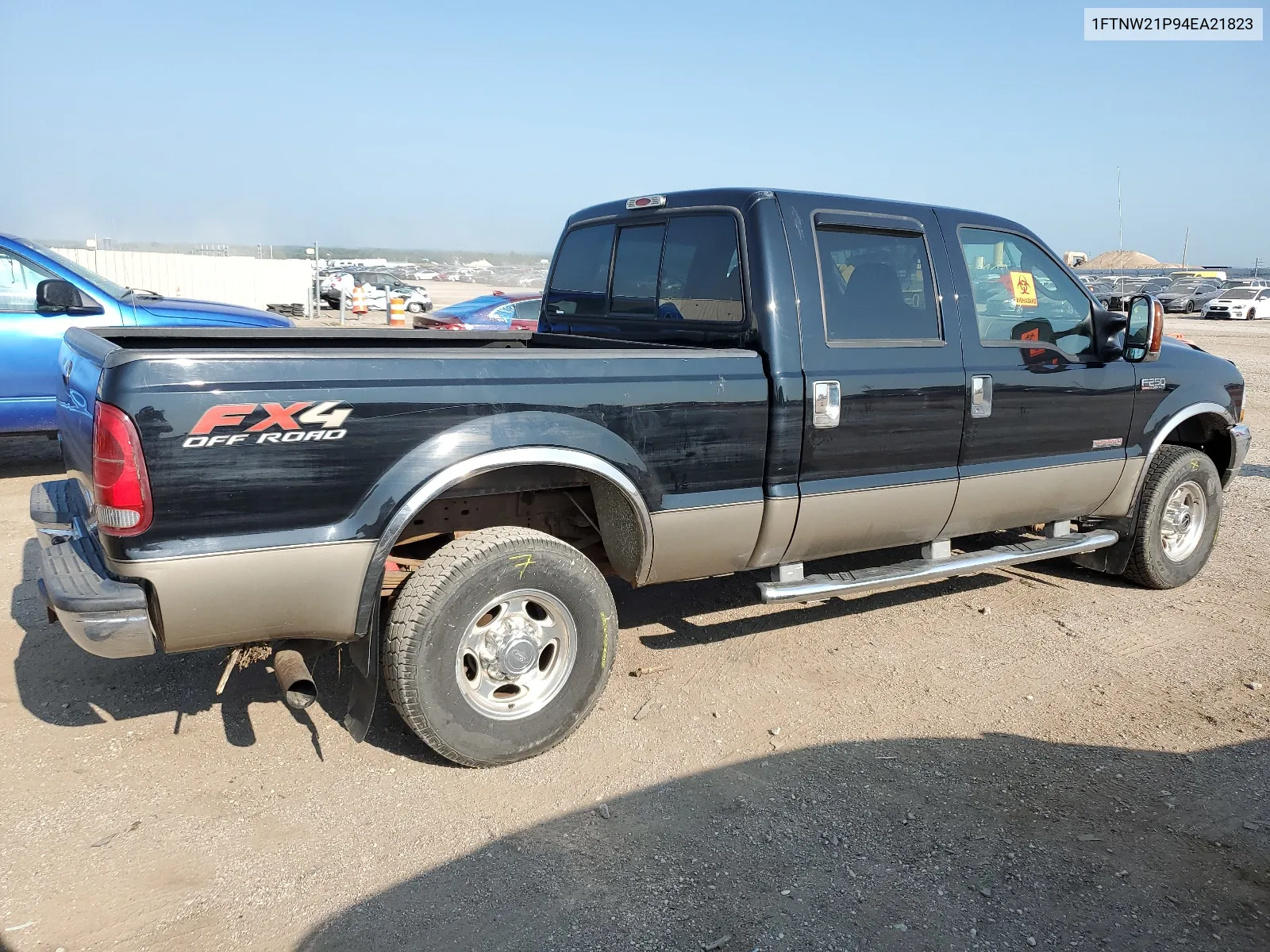 2004 Ford F250 Super Duty VIN: 1FTNW21P94EA21823 Lot: 62438654