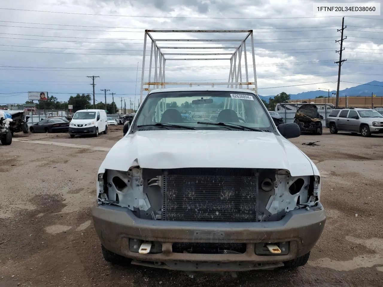 2004 Ford F250 Super Duty VIN: 1FTNF20L34ED38060 Lot: 62638894