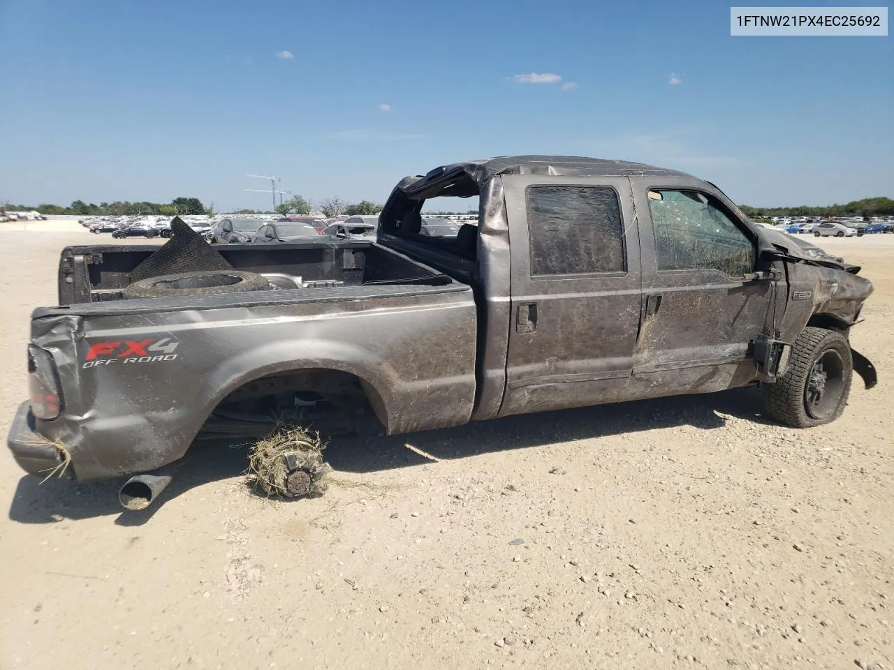 2004 Ford F250 Super Duty VIN: 1FTNW21PX4EC25692 Lot: 68113814