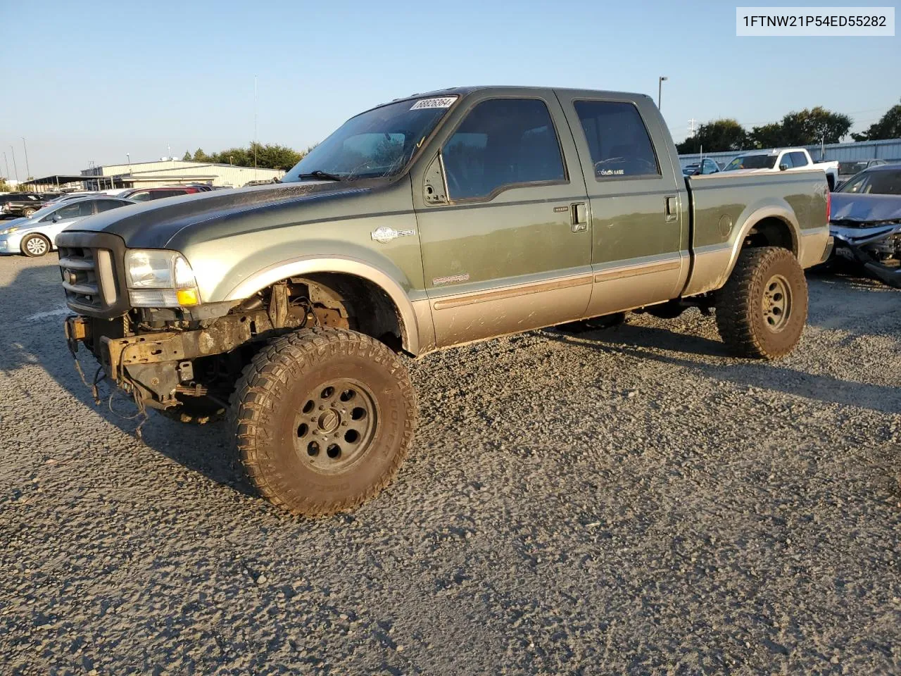 2004 Ford F250 Super Duty VIN: 1FTNW21P54ED55282 Lot: 68826364