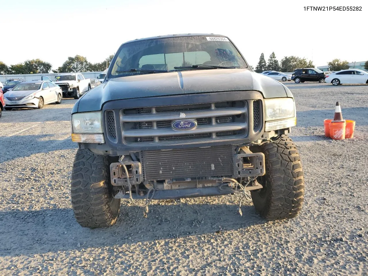 2004 Ford F250 Super Duty VIN: 1FTNW21P54ED55282 Lot: 68826364