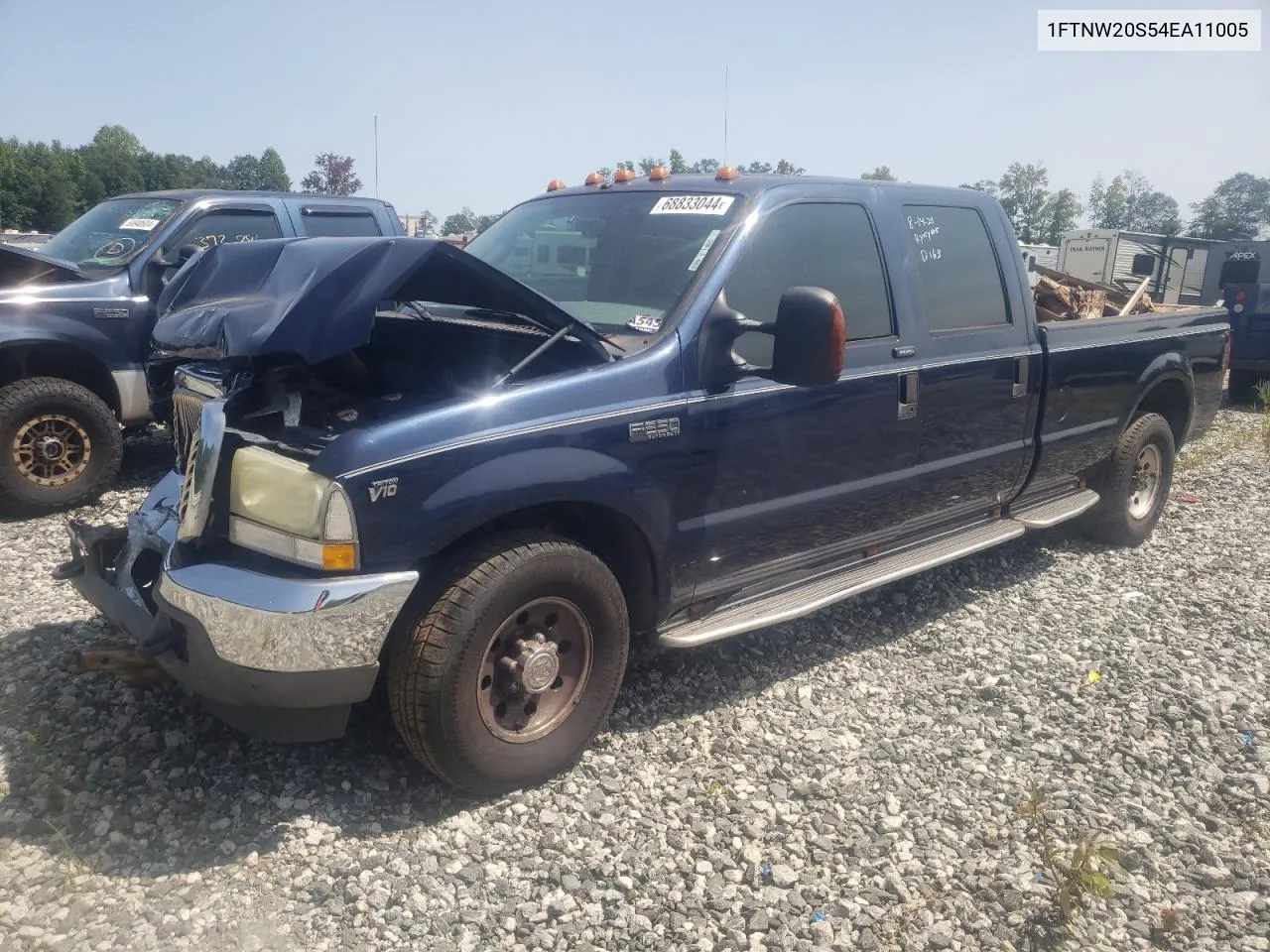 2004 Ford F250 Super Duty VIN: 1FTNW20S54EA11005 Lot: 68833044