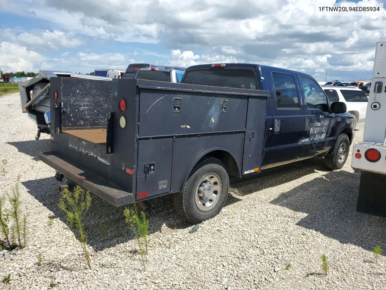 2004 Ford F250 Super Duty VIN: 1FTNW20L94ED85934 Lot: 69062704