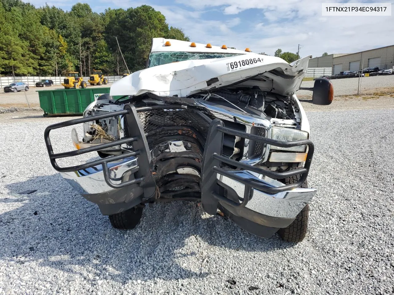 2004 Ford F250 Super Duty VIN: 1FTNX21P34EC94317 Lot: 69180864