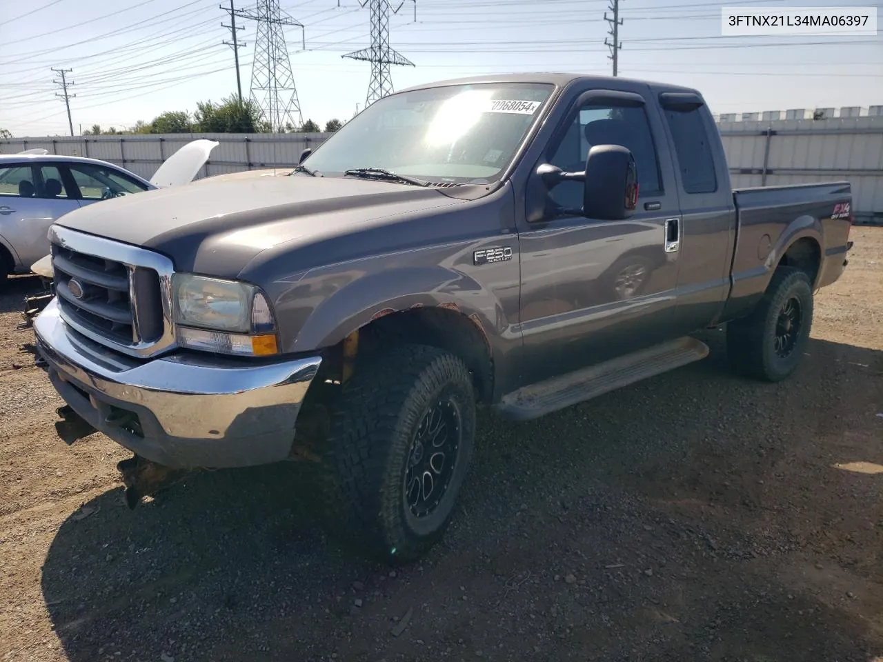 2004 Ford F250 Super Duty VIN: 3FTNX21L34MA06397 Lot: 70068054