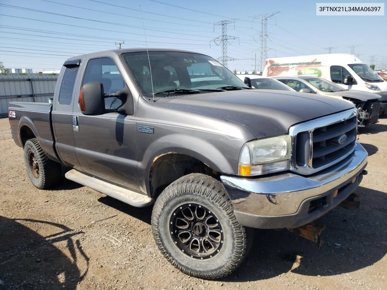 2004 Ford F250 Super Duty VIN: 3FTNX21L34MA06397 Lot: 70068054