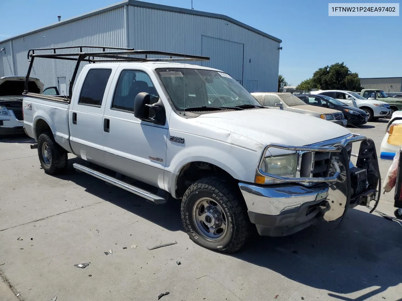 2004 Ford F250 Super Duty VIN: 1FTNW21P24EA97402 Lot: 70642414