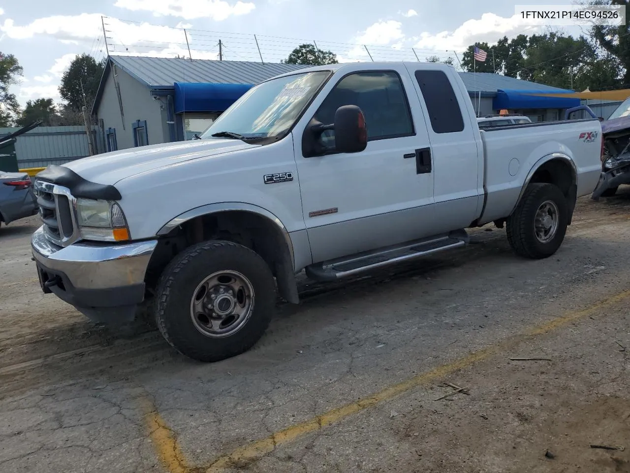 2004 Ford F250 Super Duty VIN: 1FTNX21P14EC94526 Lot: 71207774