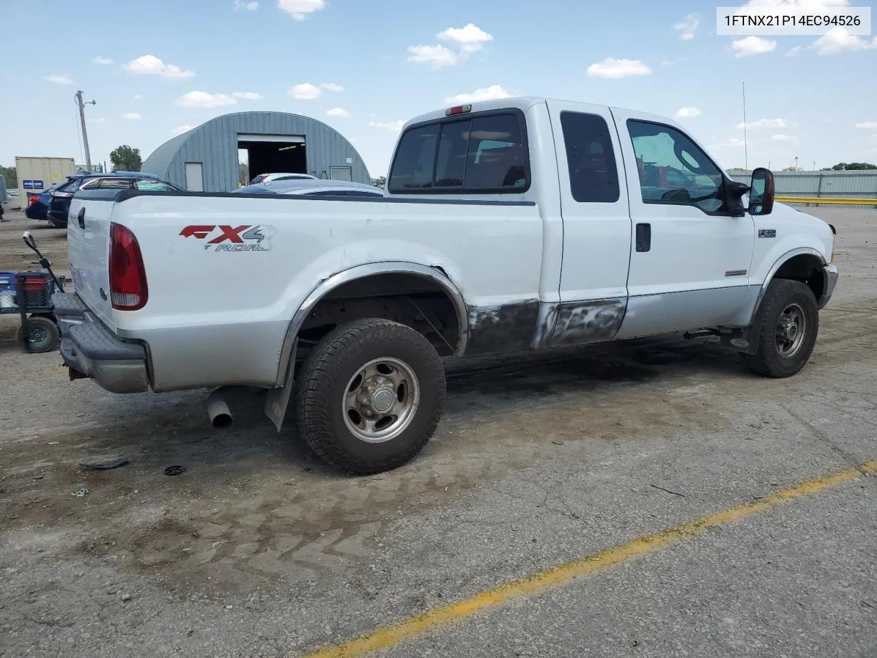 2004 Ford F250 Super Duty VIN: 1FTNX21P14EC94526 Lot: 71207774