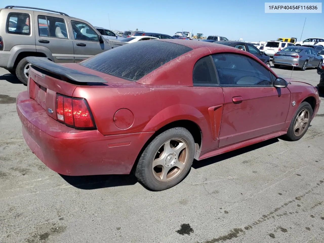 2004 Ford Mustang VIN: 1FAFP40454F116836 Lot: 71499114