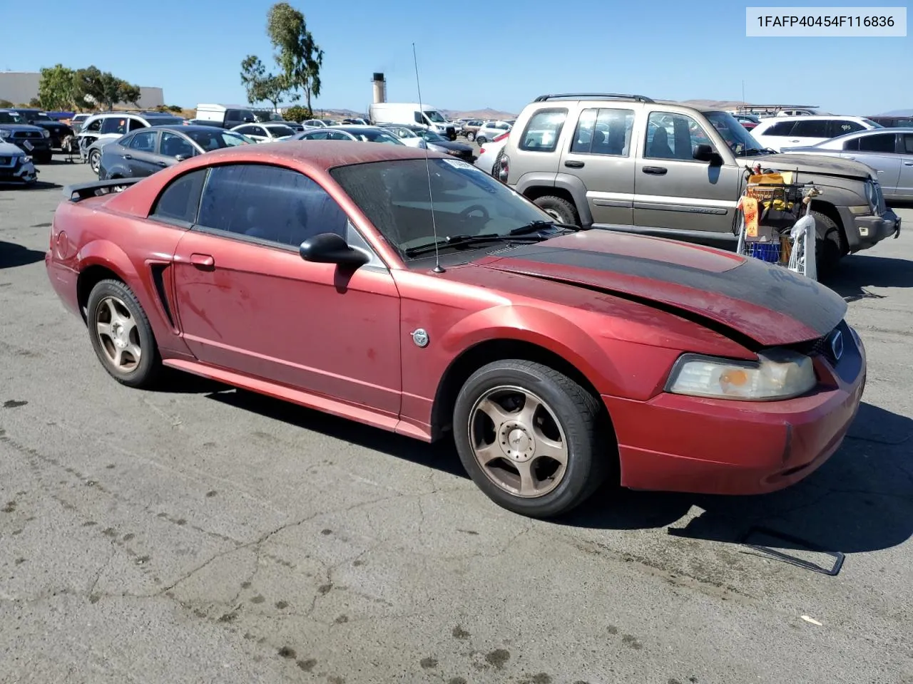 2004 Ford Mustang VIN: 1FAFP40454F116836 Lot: 71499114