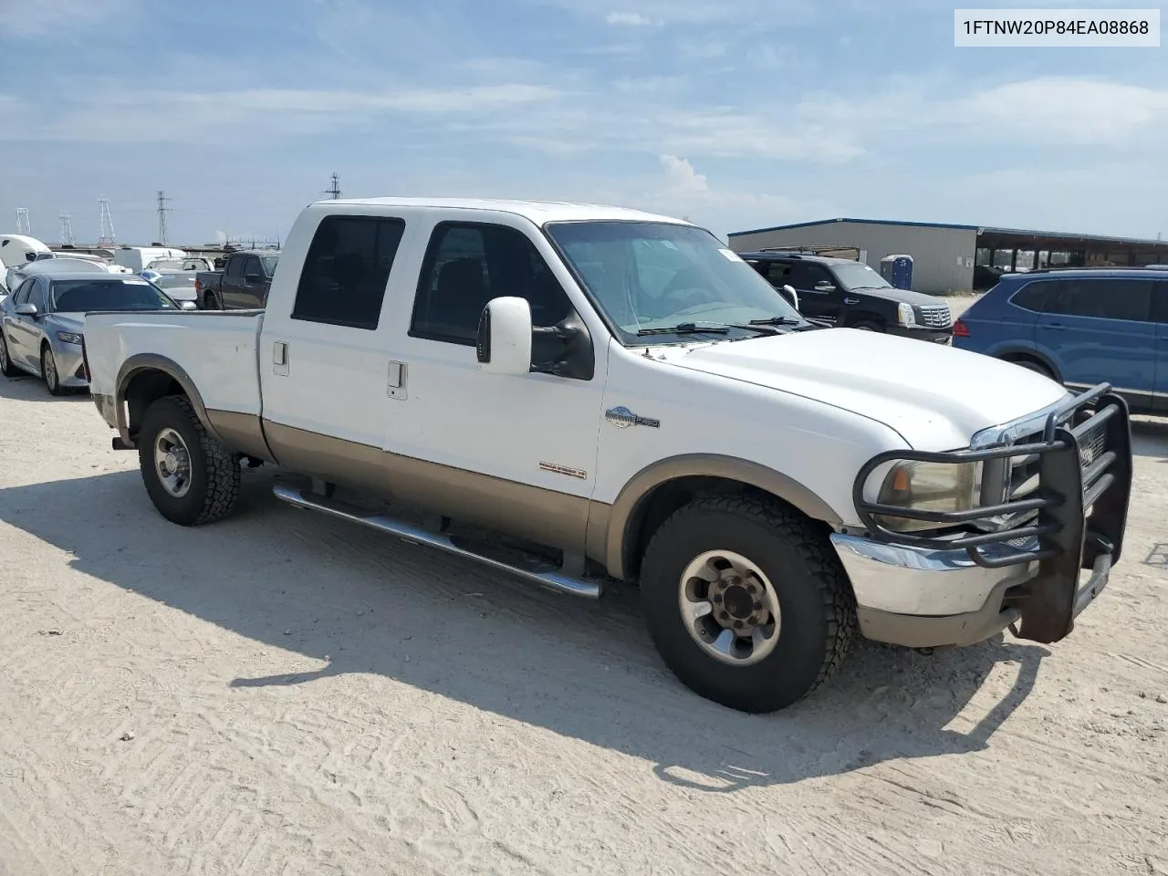 2004 Ford F250 Super Duty VIN: 1FTNW20P84EA08868 Lot: 72021484