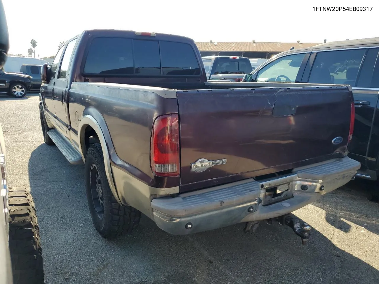 2004 Ford F250 Super Duty VIN: 1FTNW20P54EB09317 Lot: 72644624