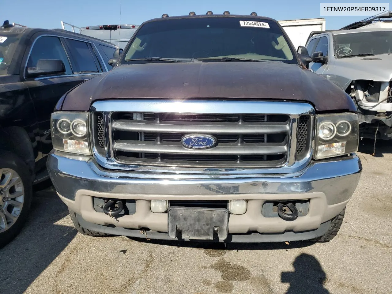 2004 Ford F250 Super Duty VIN: 1FTNW20P54EB09317 Lot: 72644624