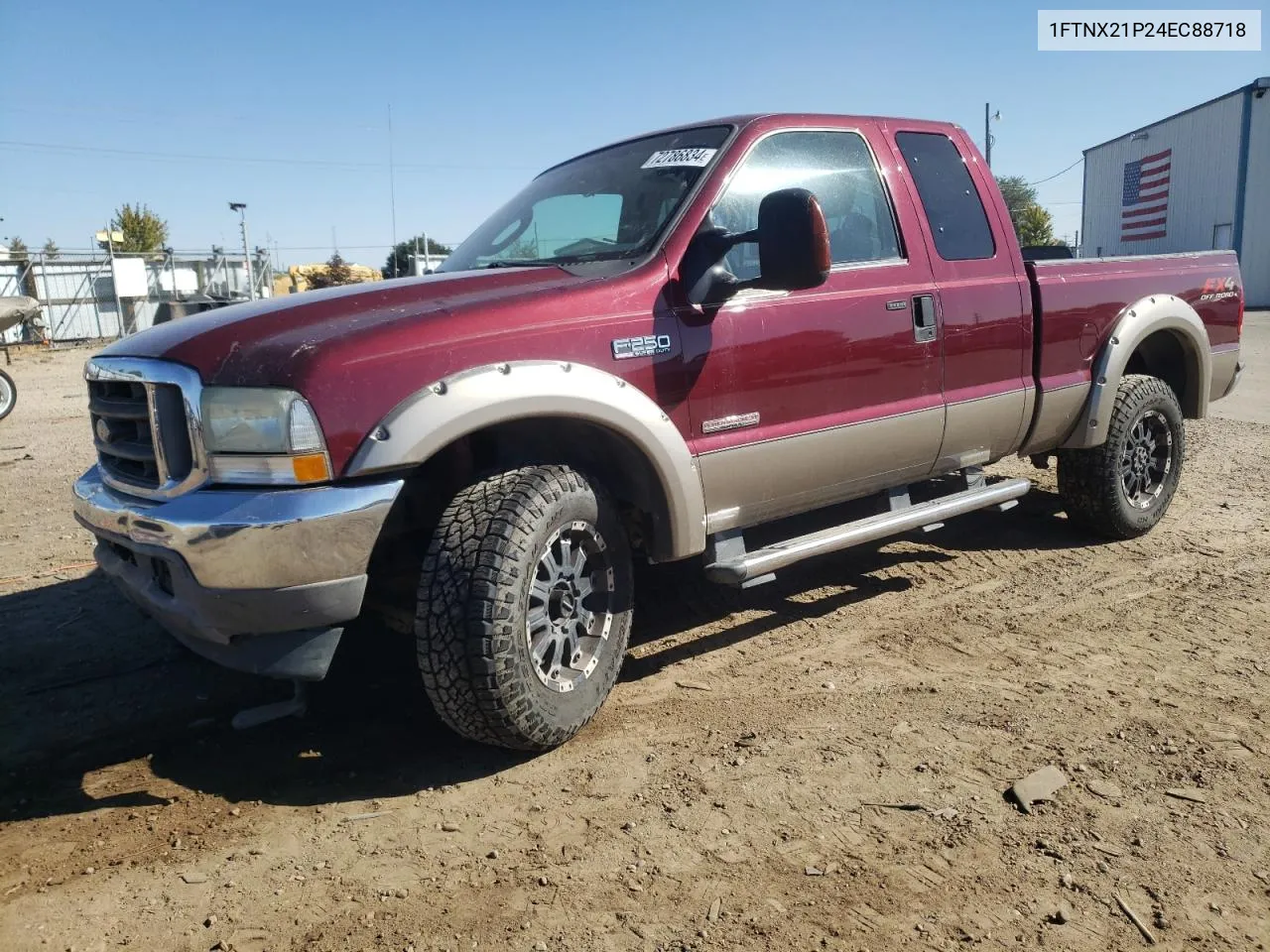 2004 Ford F250 Super Duty VIN: 1FTNX21P24EC88718 Lot: 72786834