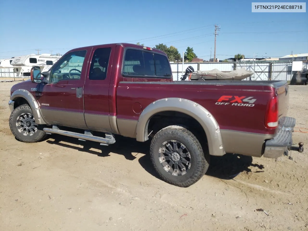 2004 Ford F250 Super Duty VIN: 1FTNX21P24EC88718 Lot: 72786834