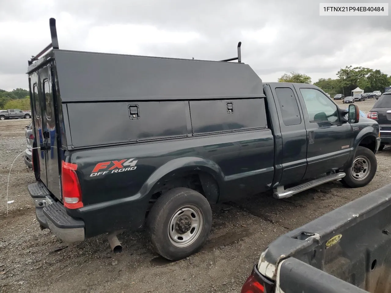 2004 Ford F250 Super Duty VIN: 1FTNX21P94EB40484 Lot: 72815694