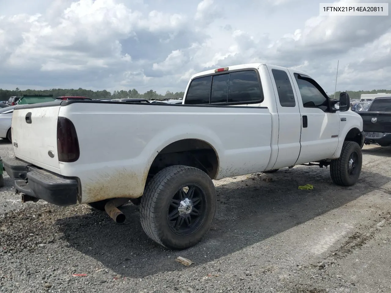 2004 Ford F250 Super Duty VIN: 1FTNX21P14EA20811 Lot: 73064884