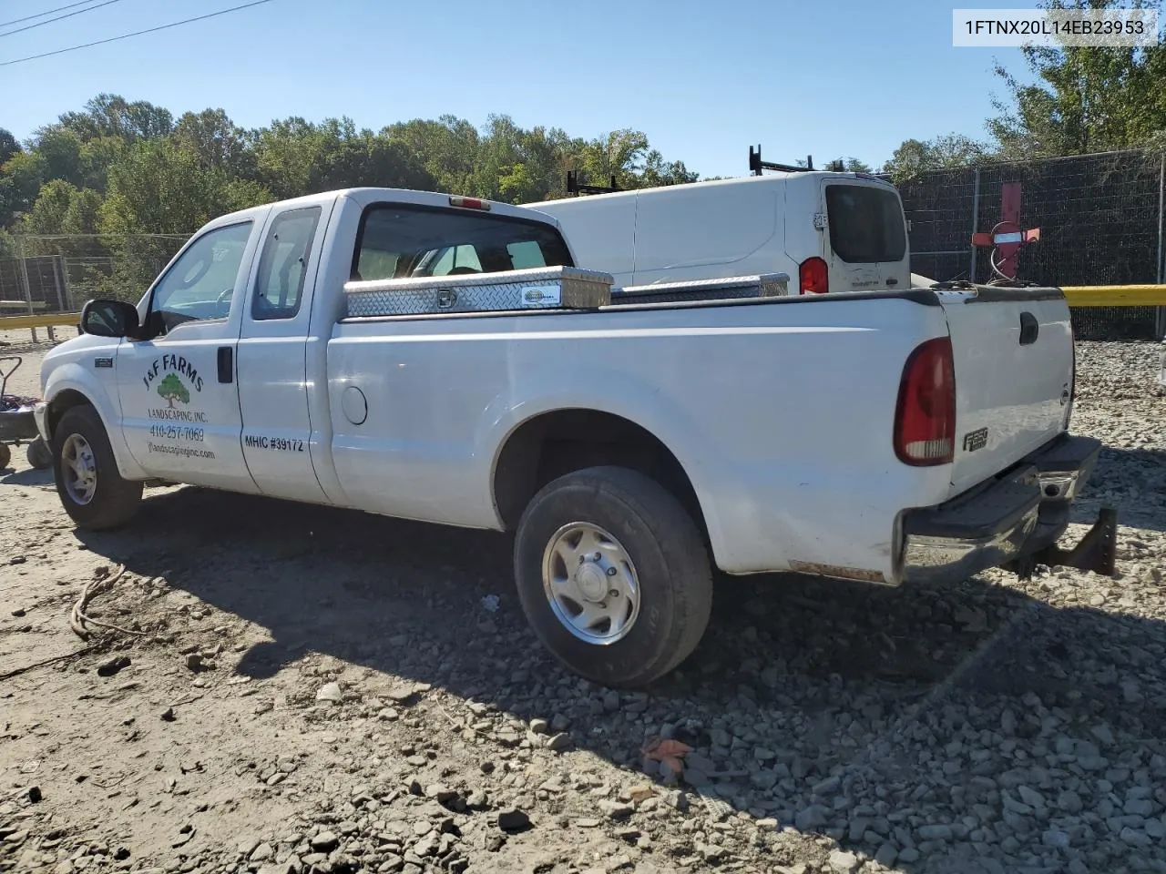 2004 Ford F250 Super Duty VIN: 1FTNX20L14EB23953 Lot: 75155324