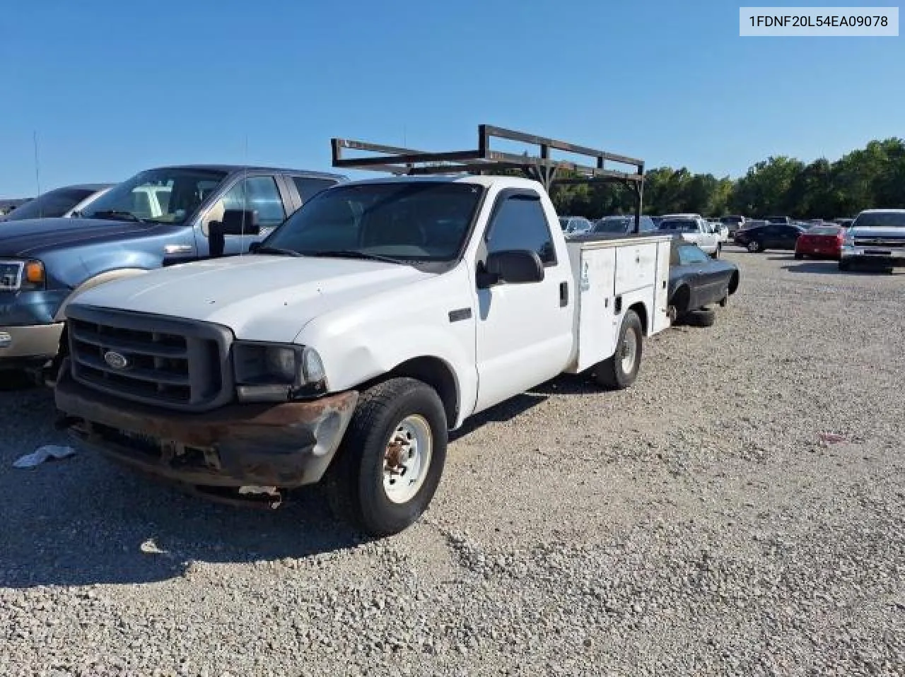 2004 Ford F250 Super Duty VIN: 1FDNF20L54EA09078 Lot: 75739824