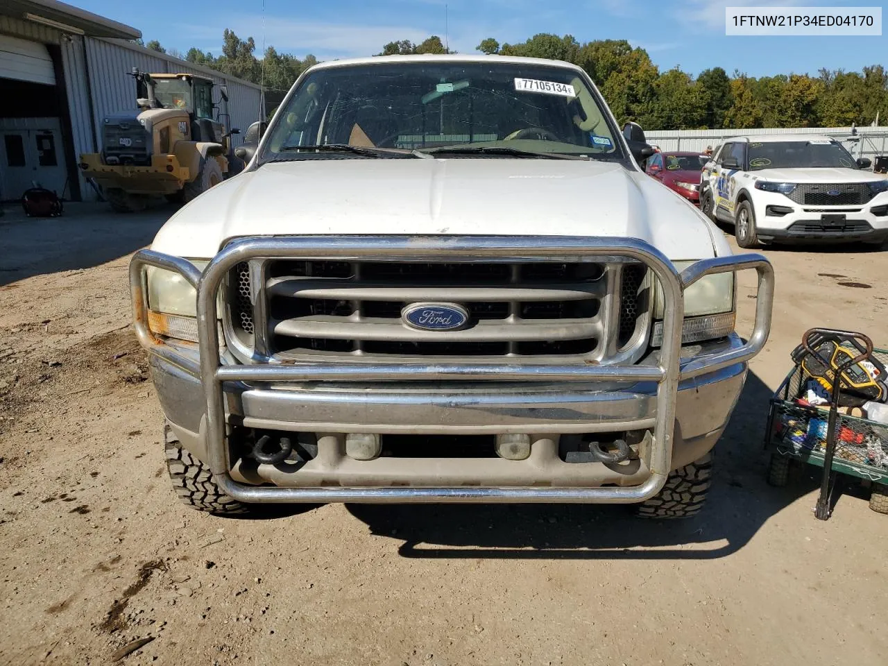 2004 Ford F250 Super Duty VIN: 1FTNW21P34ED04170 Lot: 77105134