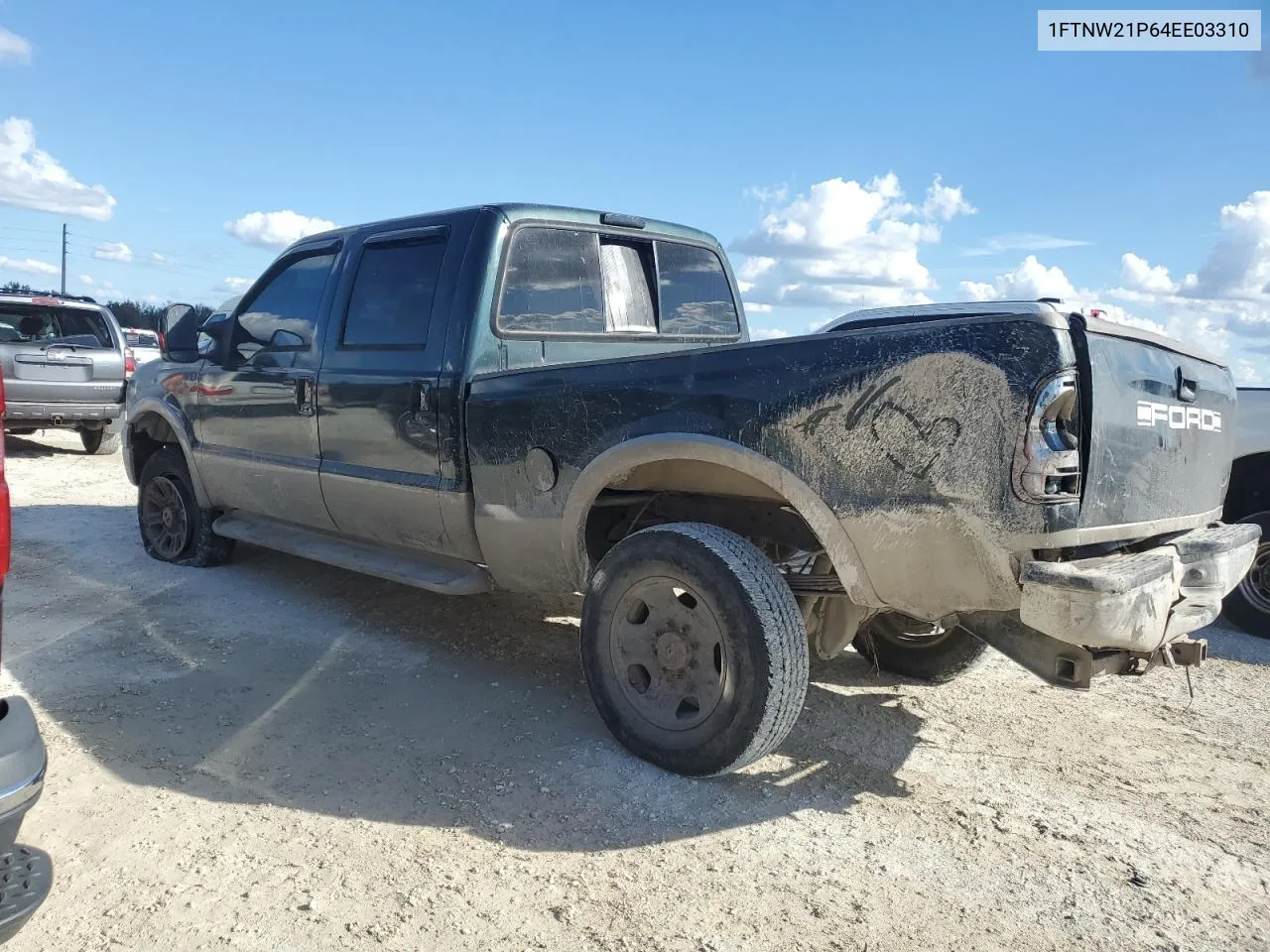 2004 Ford F250 Super Duty VIN: 1FTNW21P64EE03310 Lot: 77416724