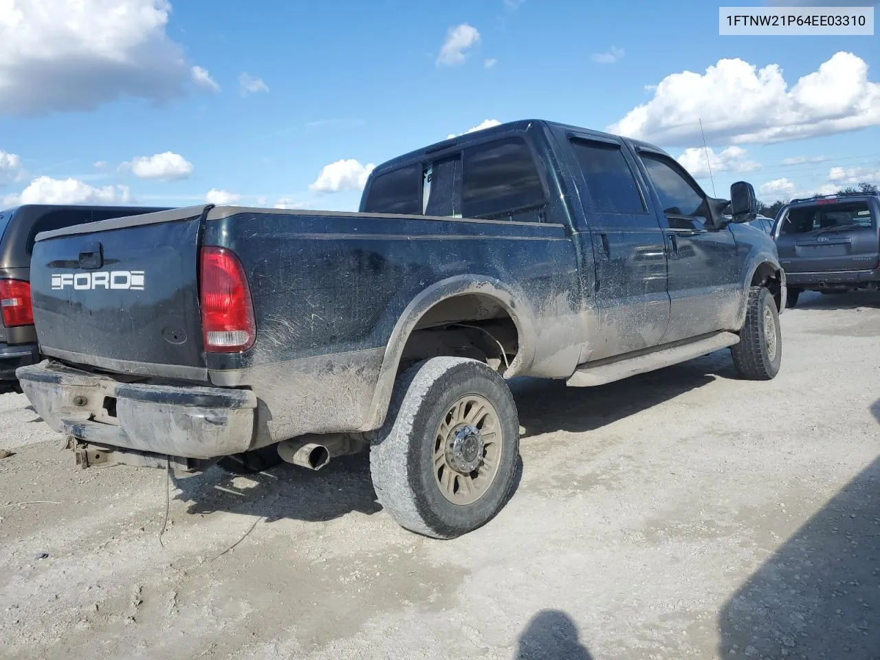 2004 Ford F250 Super Duty VIN: 1FTNW21P64EE03310 Lot: 77416724