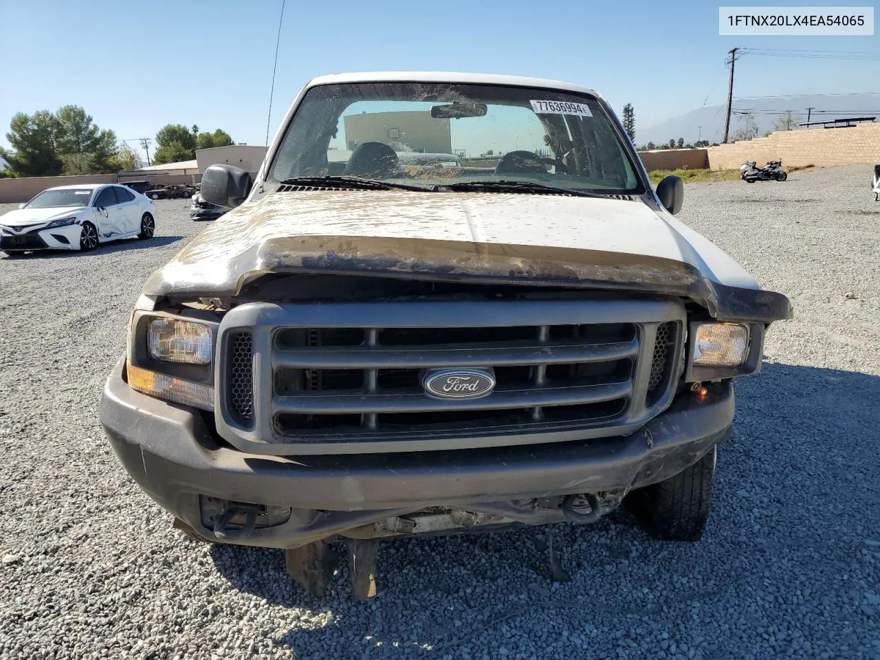 2004 Ford F250 Super Duty VIN: 1FTNX20LX4EA54065 Lot: 77636994