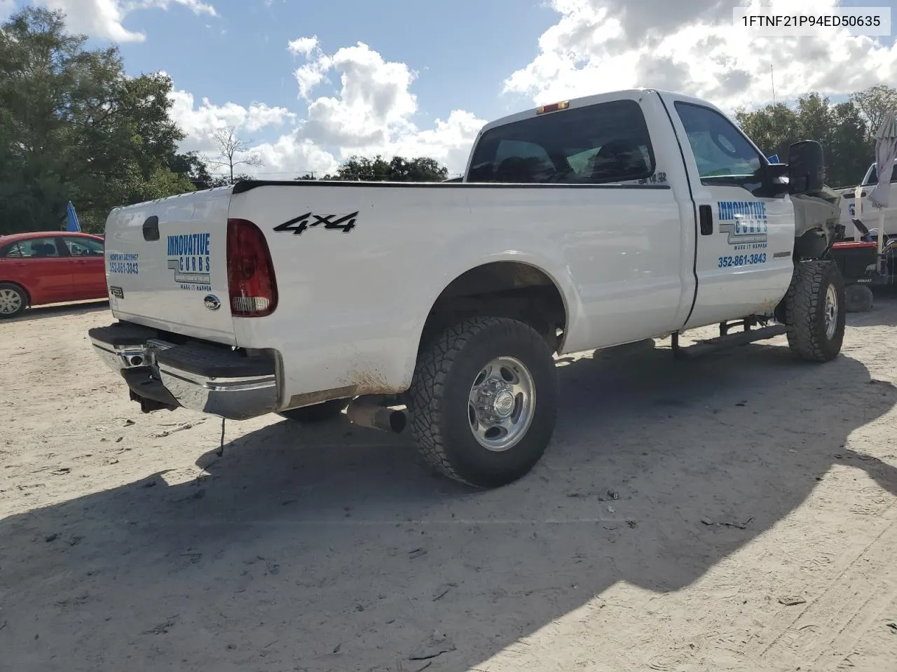 2004 Ford F250 Super Duty VIN: 1FTNF21P94ED50635 Lot: 78945424