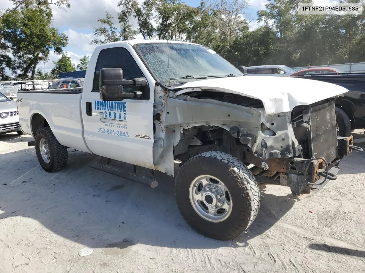 2004 Ford F250 Super Duty VIN: 1FTNF21P94ED50635 Lot: 78945424